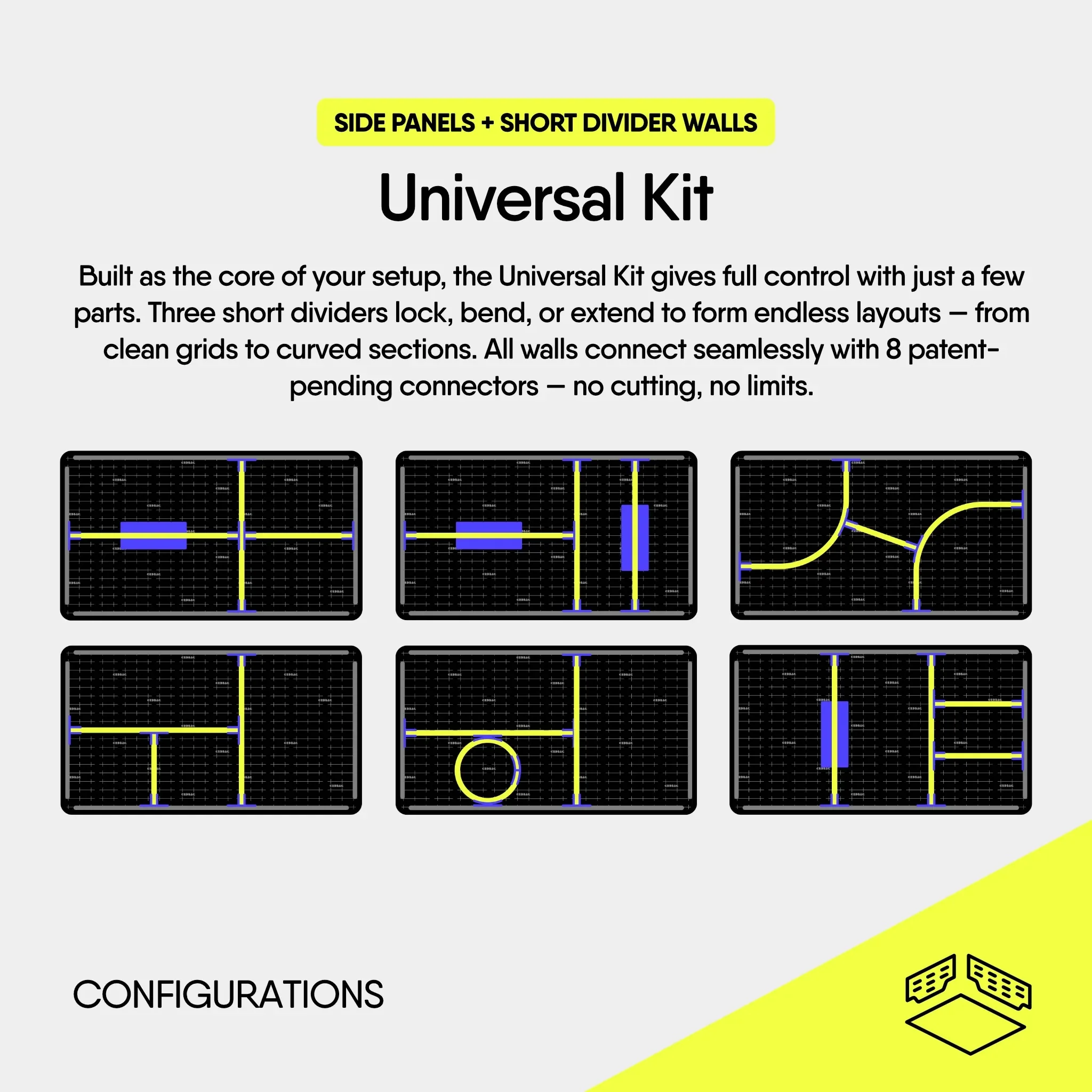 CRDBAG GRID DIVIDE WALL Expansion Long Kit - Image 15