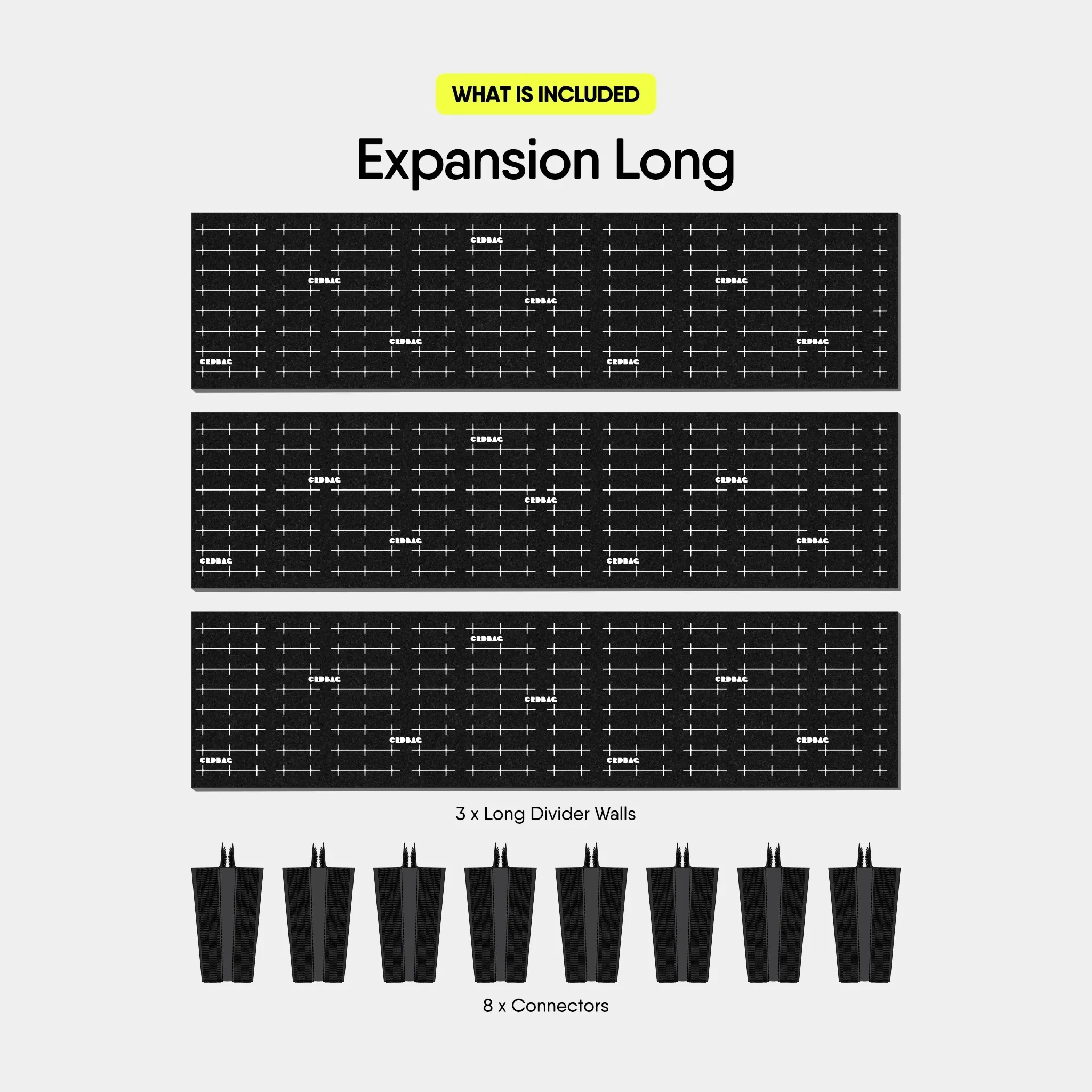 CRDBAG GRID DIVIDE WALL Expansion Long Kit - Image 2