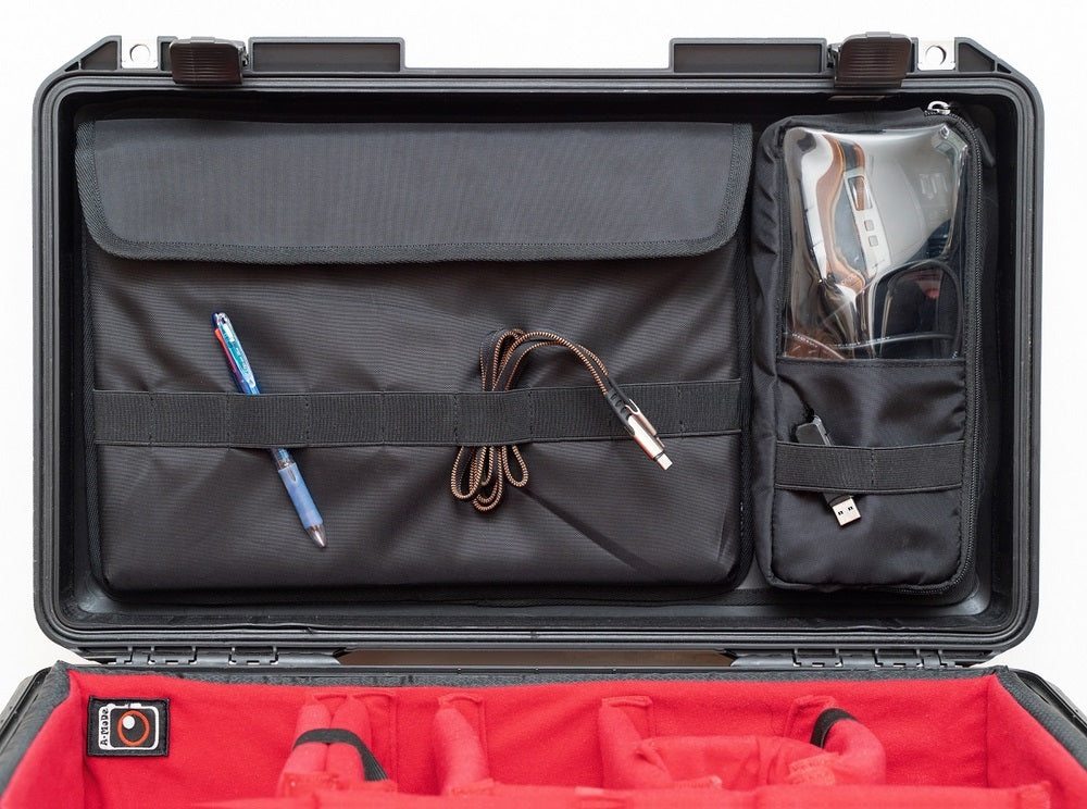 Laptop 14-16" Lid Organizer for Peli Air 1535 Peli 1510 with Pocket - Image 7
