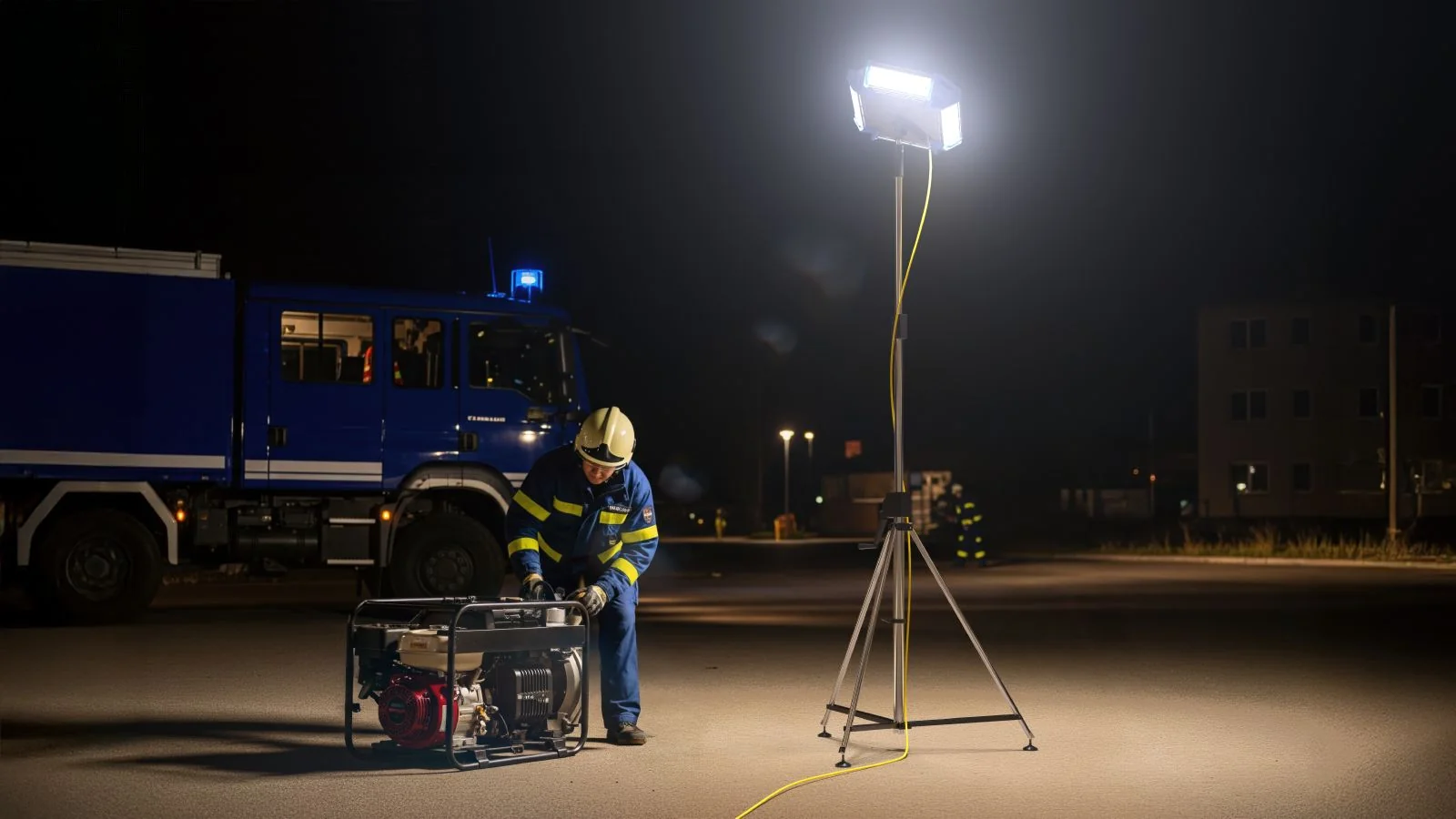 Large area light POWERCASE M 230V AC on/off 59 000 lm with IP68 plug - Image 3