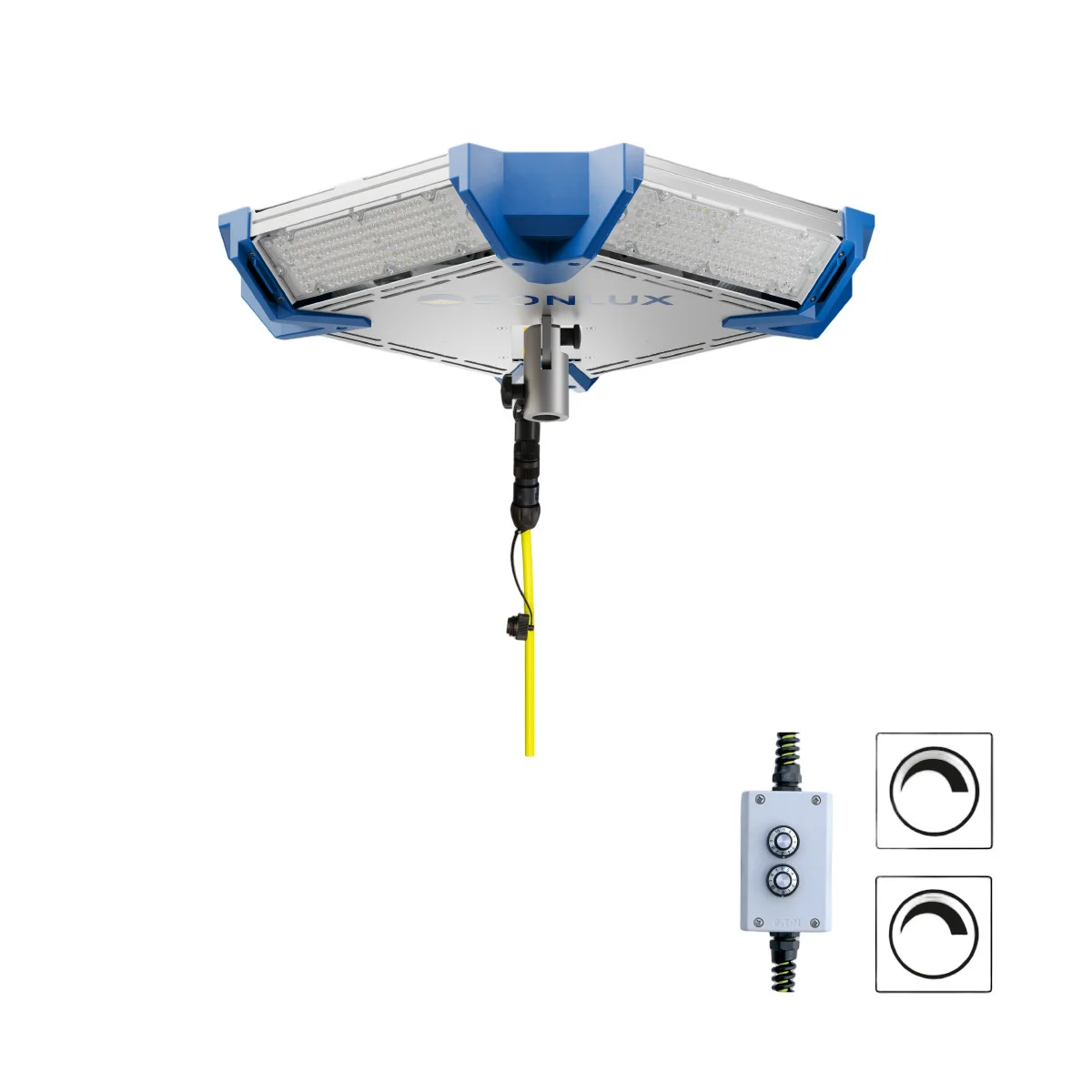 Large area light POWERCASE M Basic  230V AC dimmable 59 000 lm
