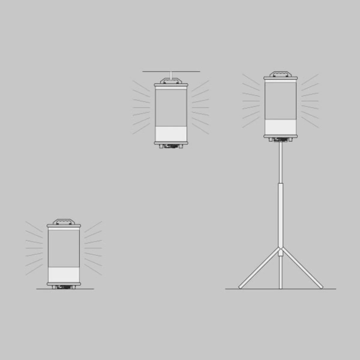 Large area luminaire POWERTUBE II L 230V AC dimmable with IP68 plug - Image 9