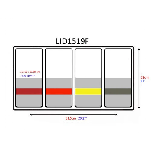 Lid 4 Pouch Mesh Organizer for Peli Air 1535 Peli 1510 Storm im2500 - Image 7