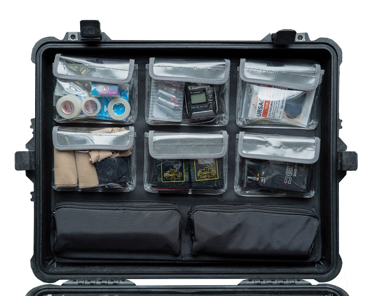 Lid Gear Organizer for Peli 1600 1610 1620 6+2 Pockets - Image 5