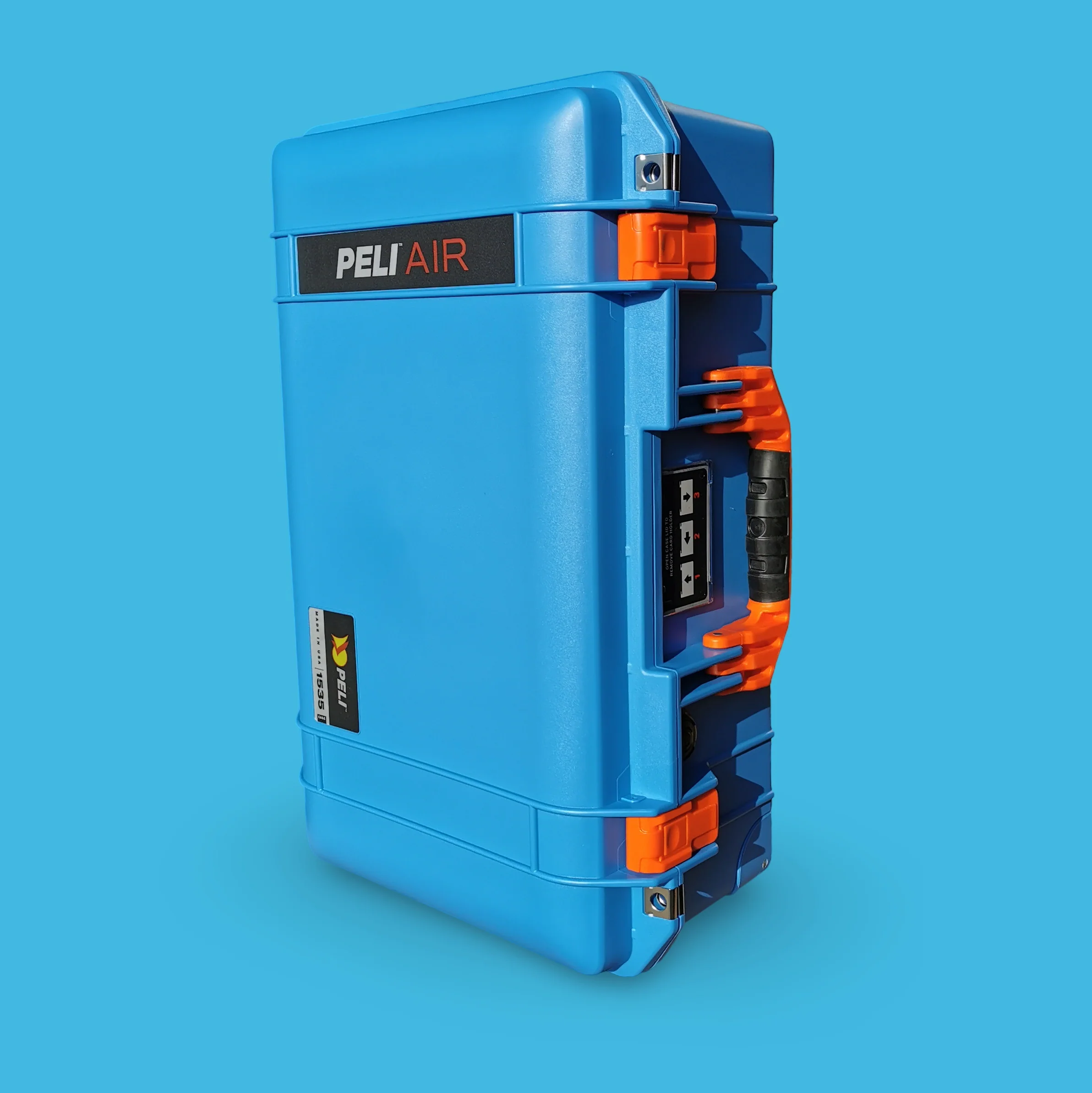 Peli Air 1535 Carry-On Color Case Blue with Orange Details - Image 6