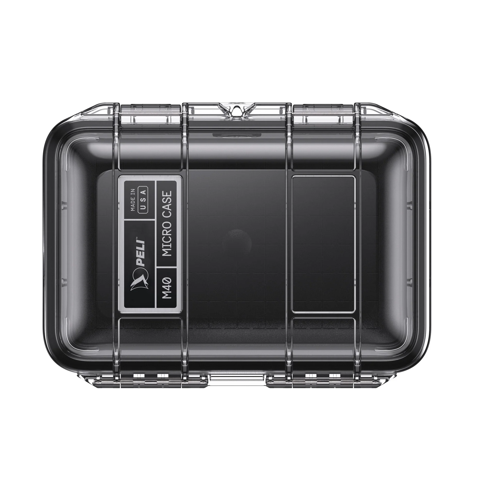 Waterproof Micro Case Peli M40 Clear/Black - Image 4