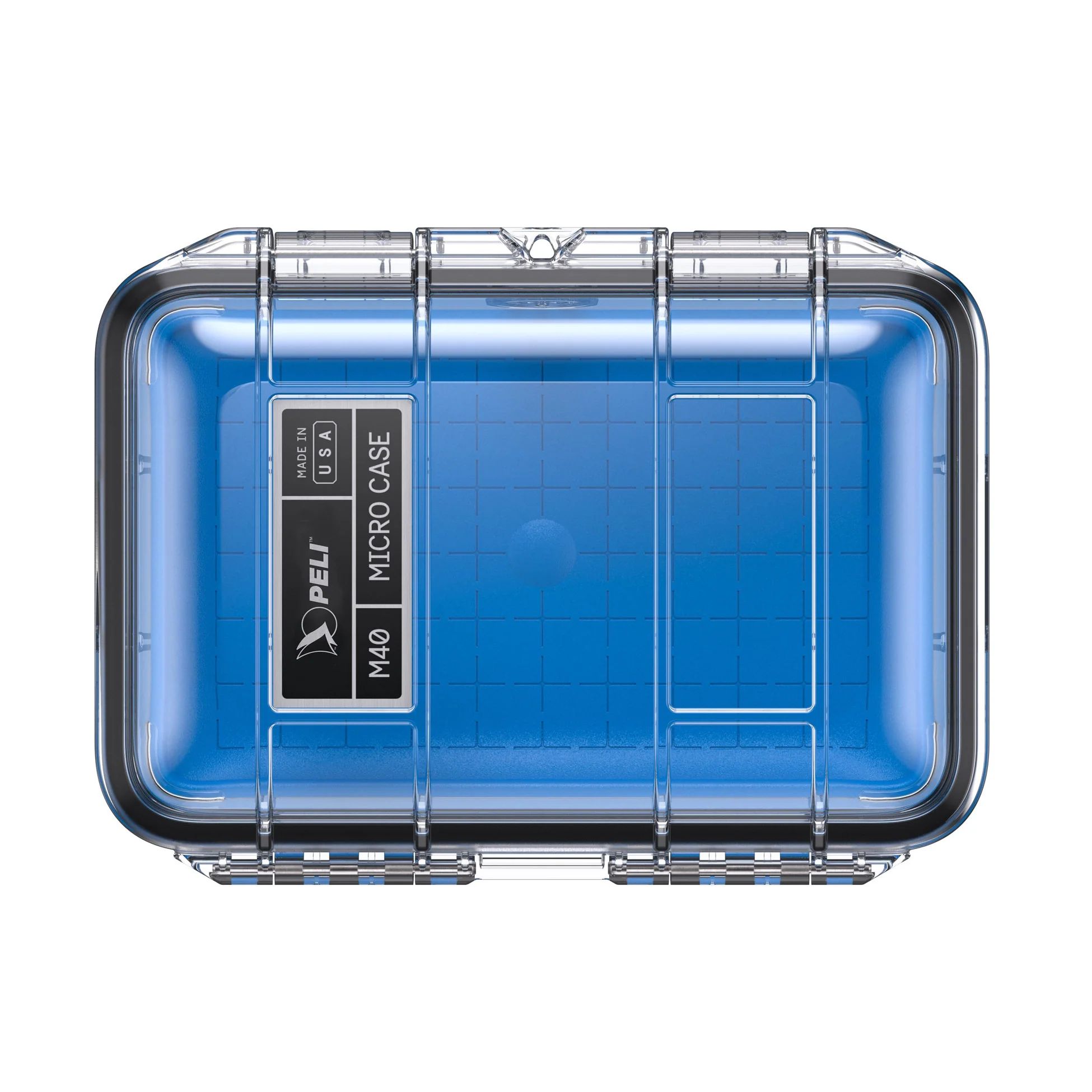 Waterproof Micro Case Peli M40 Clear/Blue - Image 5