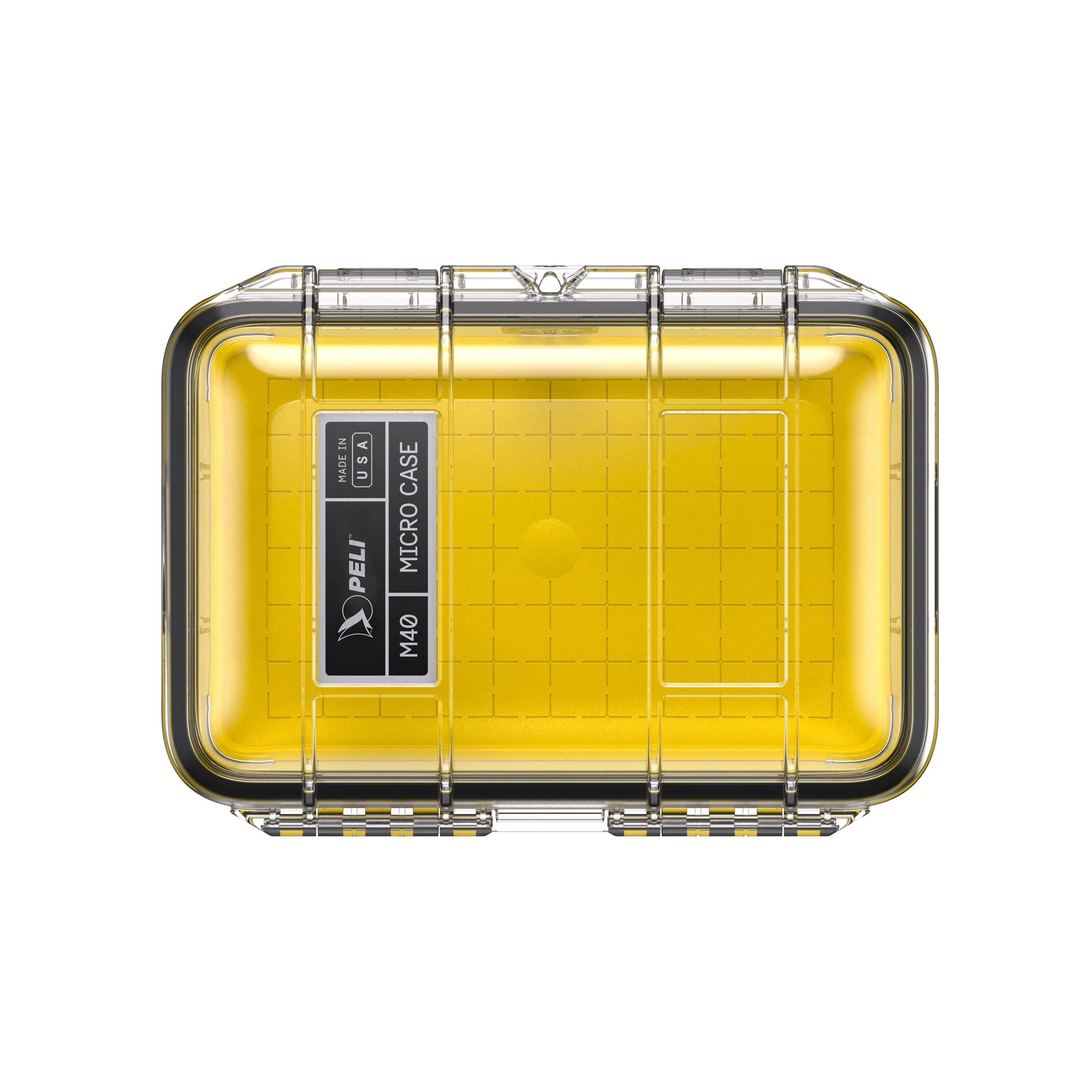 Waterproof Micro Case Peli M40 Clear/Yellow - Image 10