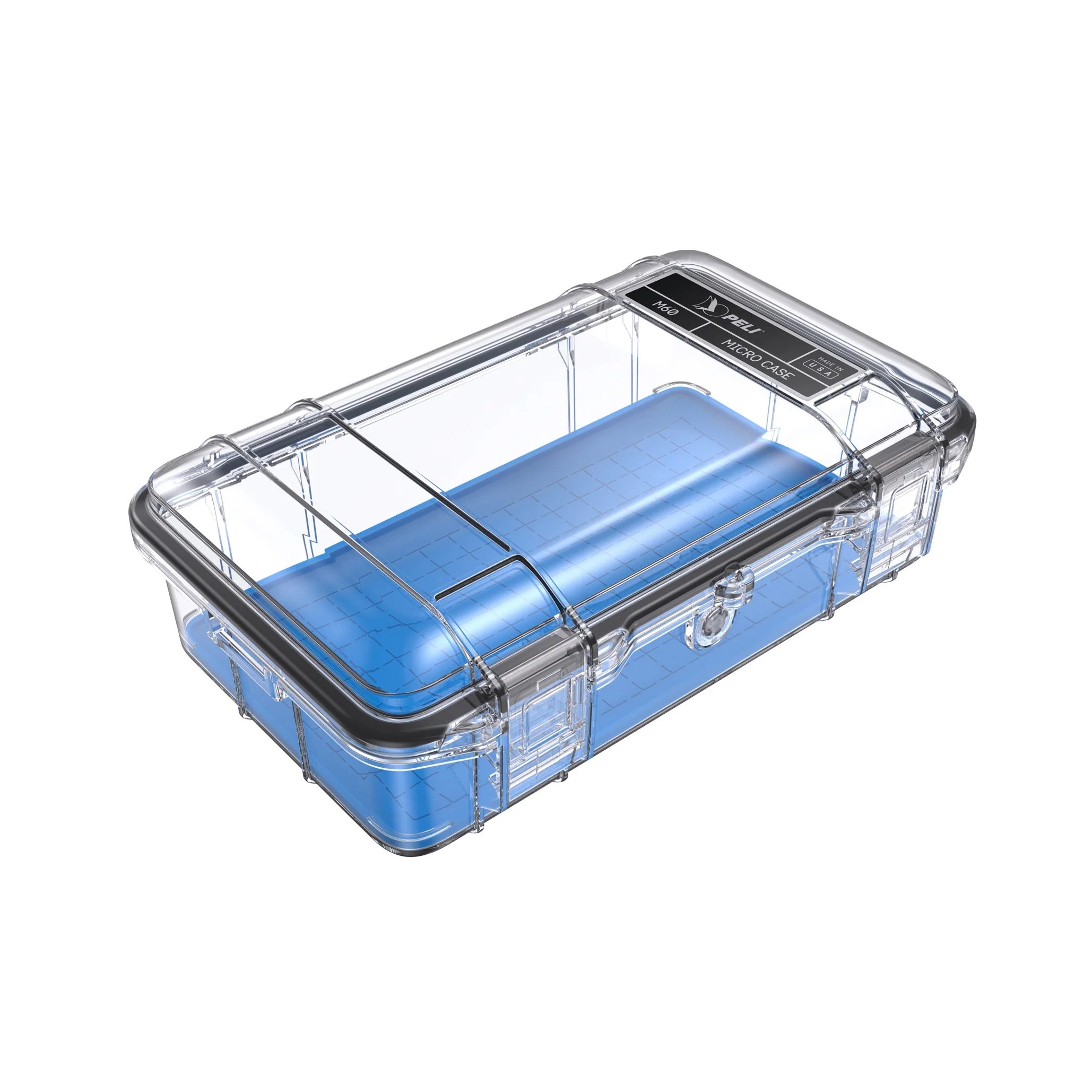 Waterproof Micro Case Peli M60 Clear/Blue - Image 3